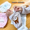 Baby sleeve covers, cute plush sleeve tips for children in autumn and winter, anti-stain, short sleeves for boys and girls wholesale Application Scenario